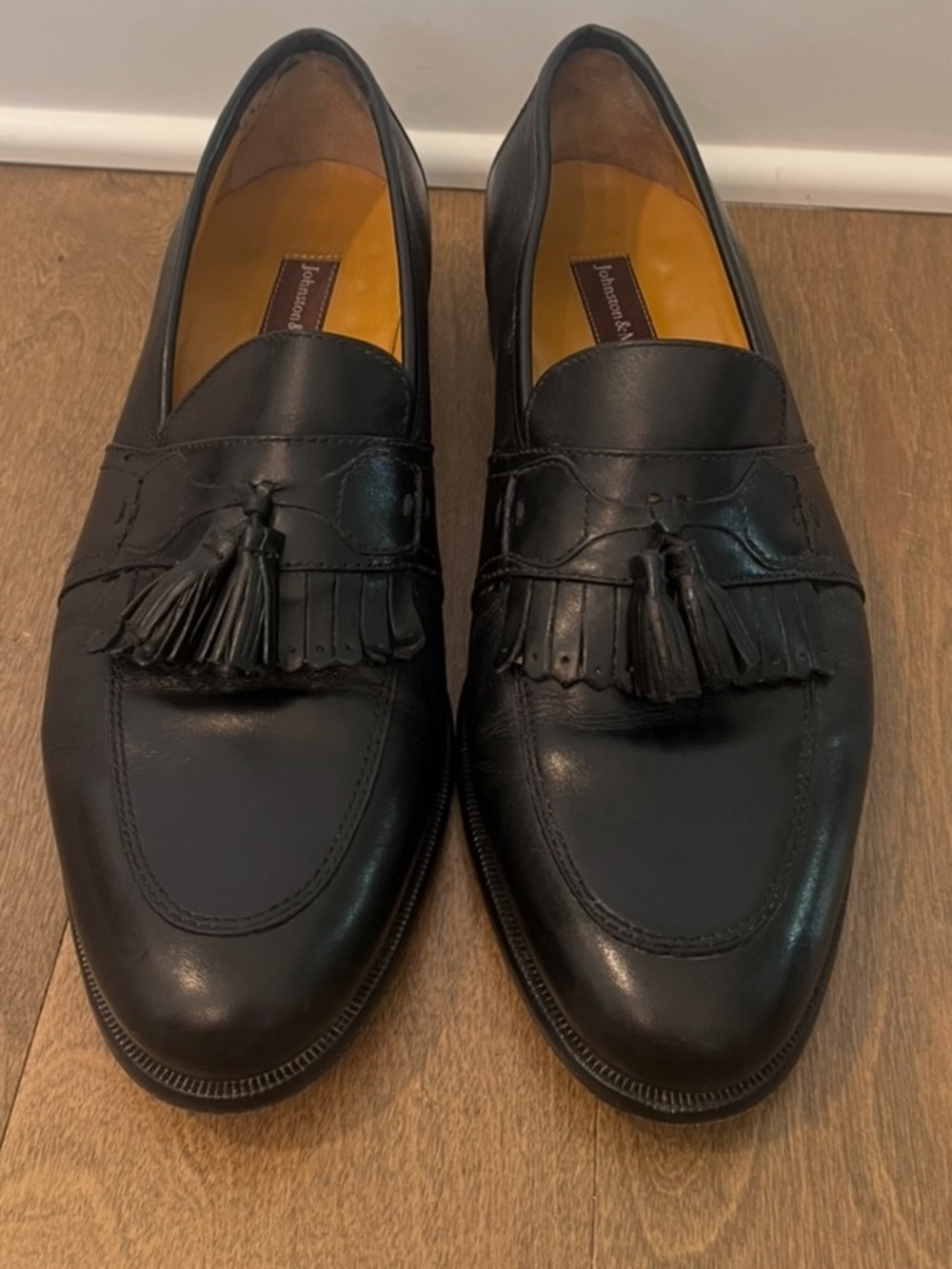 Johnston & Murphy Men's Classic Loafers Black / Size 9.5 M